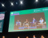 A panel on stage at the Global Bioeconomy Summit