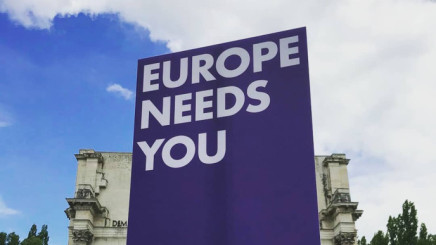 Violet poster stating 